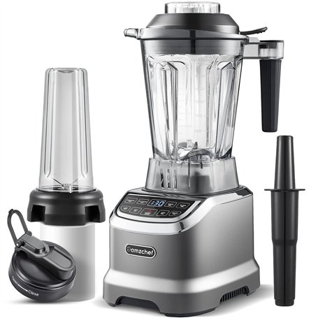 AMZCHEF 2-EN-1 Blender Mixeur 1800W | Blender Professionnel 1