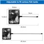 INNAL Épuisette Télescopique 26-45 CM Epuisette Aquarium Mini Réglable Poissons Télescopiques Net Petite Epuisette Aquarium pour