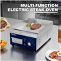 TAIMIKO Plancha Électrique Professionnelle Plaque de barbecue en Acier Inoxydable Plaque de Gril en Fonte lisse 50-300 ℃
