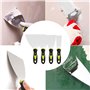 Mesybveo 4 Pièces Couteau à Enduire, spatule peinture en Acier Inoxydable, Couteaux à Spackle avec Manche en Plastique, Spatule