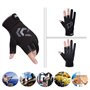 NJDBBZIJS 1 Paire Gants 3 Doigts Exposés Antidérapant Gants De Pêche À Trois Doigts Gants Vélo Respirant Protection Solaire Ajus