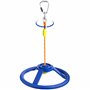 Cateam Roue Spinner Ninja avec rotule à 360 degrés et Mousqueton Ninja slackline - Accessoire Rotatif à 360 degrés pour Votre Pa