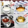 UKOFEW Creuset pour Bain-Marie,600 ML Bol de Fusion,ChaudièRes Universelles en Acier Inoxydable 304,Bol pour Bain Marie pour La