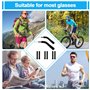 MXTIMWAN 3 Paires Protege Branche Lunette,Antidérapants pour Lunettes de Soleil,Manchon de Bras de Lunettes,Couvre Protège Branc