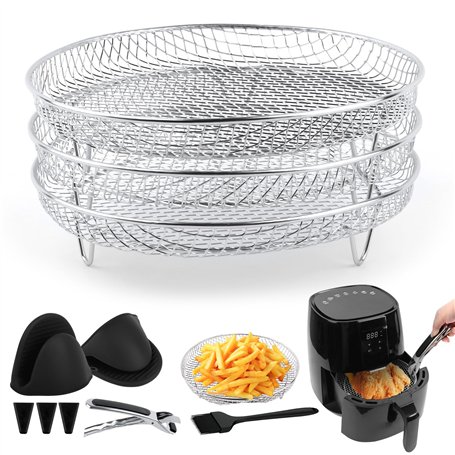 3 Pièces Grilles pour Friteuse