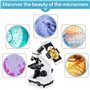 BEBANG 100X-2000X Microscope pour Enfants Adultes, Professionnel Biologique Microscope pour Etudiants Scolaire Laboratoire