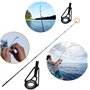 32 Pièces Kit de Anneau de Pointe de Canne à Pêche Réparation, Anneaux de Pointe Kit de réparation, Anneaux de Guides d'oeil de