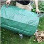 AUNEOS Sacs de Déchets Jardin Résistants en PP Robuste Sacs Poubelle de Jardin - Lot de 3 x 500L - Vert - 3 Unités