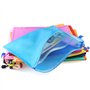 FOCCTS 16 pièces Trousses Transparentes lot Sac de rangment imperméable coloré Pencil Box Trousse de Toilette Stylo Pochettes à