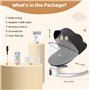 Helangel Balancelle avec Télécommande et Wireless Berceau Electrique Bebe avec Harnais de sécurité 5 Poi