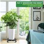 Porte Plante a roulettes, Réglable Ø 35-48cm, Capacité De 150 KG Supports de Pots de Fleurs à roulettes pour Support de Pot de F