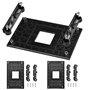 OLRWSLG Lot de 3 Bracket AMD AM4 Mainboard Holder Support Ventilateur Cpu AM4 en ABS Plaque Arriere AM4 Support Processeur AM4 p