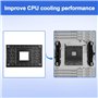 OLRWSLG Lot de 3 Bracket AMD AM4 Mainboard Holder Support Ventilateur Cpu AM4 en ABS Plaque Arriere AM4 Support Processeur AM4 p