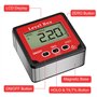 Gvolatee Rapporteur d'Angle Numerique, LCD Inclinometre Magnetique, Inclinomètre Numérique 4 x 90°, Niveau Digital Rétroéclairag