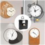 Fousenuk 3 Mecanisme Horloge Murale, Silencieux Mécanisme Horloge Pile, Mouvement d'Horloge Quartz, avec 7 Paires Différentes Ho