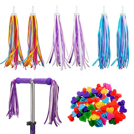 SYEYCW 3 Paire Vélo Guidon Streamers