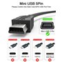 Câble de charge USB compatible avec Garmin Car GPS Navigator Nuvi Approach Colorado Dakota Edge Gpsmap Montana Streetpilot Zumo 