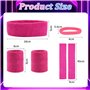 Bandeau Fluo Vetement Fluo Guetre Fluo Déguisement Sport Bandeau Fluo Annee 80 Accessoire de Mode Pour Le Yoga La Course à Pied