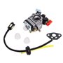 Carburateur Compatible avec Walbro Type WYJ 26cc-33cc Débroussailleuses et Tondeuses à Gazon avec Entretoise de Pompe Primaire E