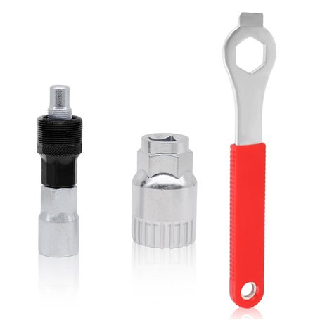 Extracteur de Manivelle Démonte Pédalier Outillage de Vélo d Appartement Clé Outil Kit Réparation