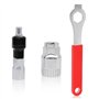 Extracteur de Manivelle Démonte Pédalier Outillage de Vélo d Appartement Clé Outil Kit Réparation