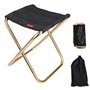 Yesaler Tabouret Pliant de Camping Mini Tabouret Chaise de Camping Siege Assise Pliant Portable pour Pêche Randonnée BBQ Voyage