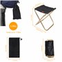 Yesaler Tabouret Pliant de Camping Mini Tabouret Chaise de Camping Siege Assise Pliant Portable pour Pêche Randonnée BBQ Voyage 