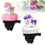 SI SEN 2 Pièces Sonnette de Vélo Licorne Sonnette de Vélo pour Enfants