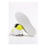 DKNY Femme Abeni Baskets à Lacets, Blanc Fluorescent Jaune, 37 EU