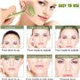 2 Pcs Rouleau De Jade Kits De Massage Jade Roller Et Gua Sha Rouleau De Jade Massage Visage Rouleau Jade Visage Naturelle Roulea