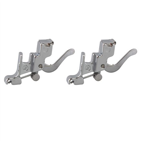 Jopto Lot de 2 Adaptateurs Encliquetables et Durables pour Pied Presseur de Machines à Coudre à Tige Basse de Marque Brother