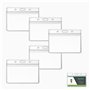 5 Pcs Porte Carte Transparent