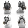 RANKSING Full Facepiece Masque respiratoire réutilisable 6800 Accessoires d'assurance de travail avec 12 filtres 2 cartouches 2 
