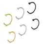 DMNQ 6 Pièces Faux Piercing Faux Piercing Nez Faux Anneau Nez Piercing Nez Anneaux Ensemble 8Mm/10Mm Piercing Nez Septum Oreille