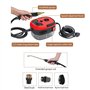 Nettoyeur Vapeur 2500W, Nettoyeur Vapeur à Main, 1000ML Réservoir d'eau de Grande Capacité, avec 3 Têtes de Brosse Réglables sur