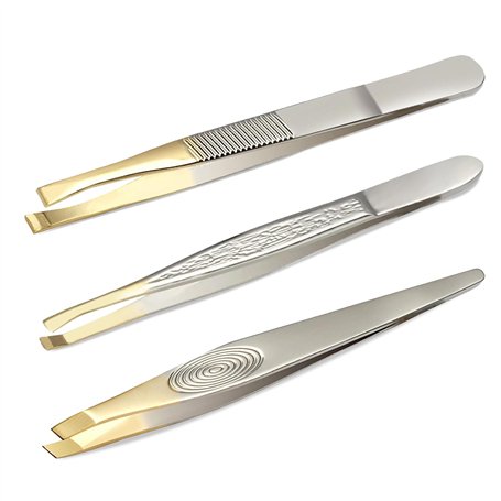 3 Pièces Pince a Epiler Professionnelle