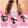 24 Pcs Bigoudis Cheveux Mousse,bigoudis en mousse auto-agrippants，Bigoudis de Coiffure Rouleau Cheveux Bigoudis，pour salon de co
