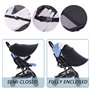 Housse De Protection Solaire pour Poussette Auvent Housse Protection UV Poussette Buggy Pare Soleil BéBé Pare-Soleil Poussette U