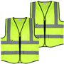 2 Pieces Gilet Fluorescent De Sécurité for Femme Men Gilet De Sécurité Haute Visibilité