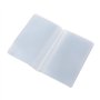 Chiic 1 Pièces Pochette de Carte en Plastique Porte-Cartes de Visite 10 Pages 10 Emplacements ou 10 Pages 20 Emplacements ou 10