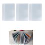 Chiic 1 Pièces Pochette de Carte en Plastique Porte-Cartes de Visite 10 Pages 10 Emplacements ou 10 Pages 20 Emplacements ou 10 