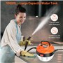 Nettoyeur Vapeur 2500W, Nettoyeur Vapeur à Main, 1L Réservoir d'eau, avec 3 Têtes de Brosse Réglables sur 6 Niveaux, 10S Chauffa