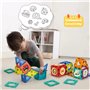 BINZKBB Blocs de Construction Magnétiques Enfants Jouet - 110 pièces 3D Jeux de Construction Éducatifs Aimanté Lumineux - Cadeau