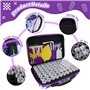 TOPSEAS Outils de Broderie Diamant, 132 Pièces Boîte de Rangement Diamant, avec 60 Boîte de Rangement, avec Rouleau de Peinture