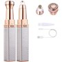 2 en 1Tondeuse Visage Sourcils Rasoir Visage Femme