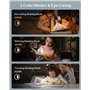 Mexllex Lampe de Lecture, Liseuse Lampe lecture pour lire au lit lampe livre lecture Rechargeable 3 Couleurs Protection des Yeux