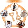 Rouleau Masseur,2 Pièces rouleaux de massage manuel en bois,Rouleau de Massage Balle,pour détendre les cuisses,les jambes,les ma