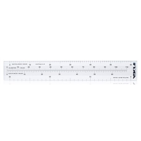 Nautical Mile carte de Échelle Règle (60nm de distance) – épais pour Lapl