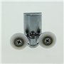 SmoothLY - Lot de 4 roulettes de porte de douche de 23 mm