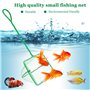 3 Pcs Epuisette Maille Fine 5 Pouces Epuisette Aquarium Exterieur épuisette Fine Filet de Poisson D'aquarium avec Longue Poignée